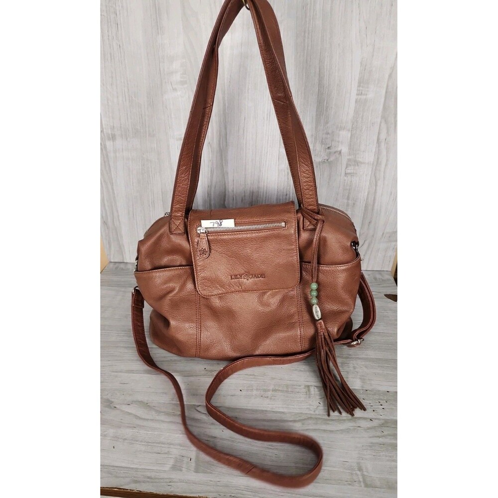 Lily Jade Danielle Leather Lifestyle Diaper Bag